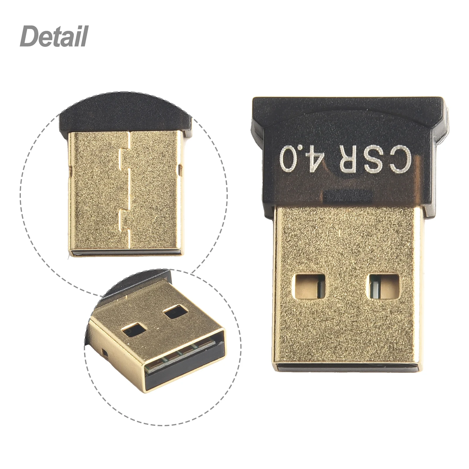 Dual Mode Blue-tooth 4.0 USB Dongle Adapter Connector CSR8510A10 Chip Dual-mode Transmission Convenient