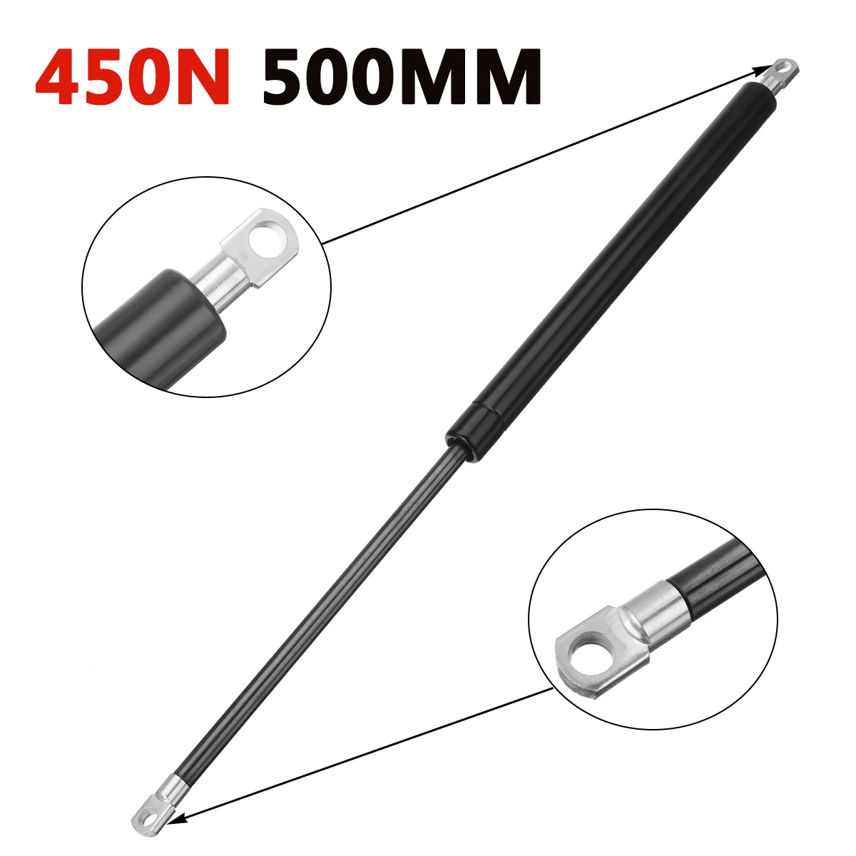 350mm 300N 1 Pièce Verin à Gaz Ressorts à Gaz Avec Support Capot Coffre Hayon Pour Voiture