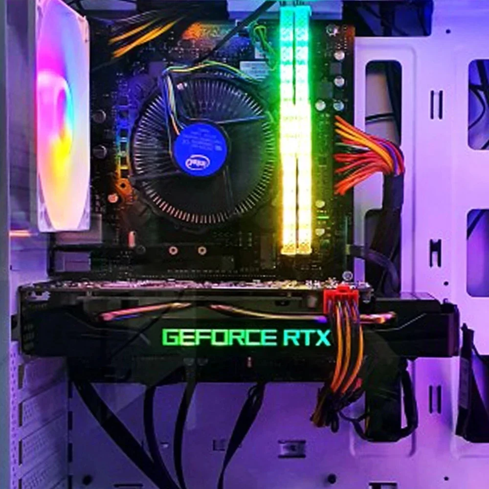 Painel Lateral para Iluminação de pc Gpu Argb Rtx 4090 3090 Mini Vga Lightboard 4070 4080 Rx6800 6900xt Gtx Rog Backplate pc Mod - Imagem 3