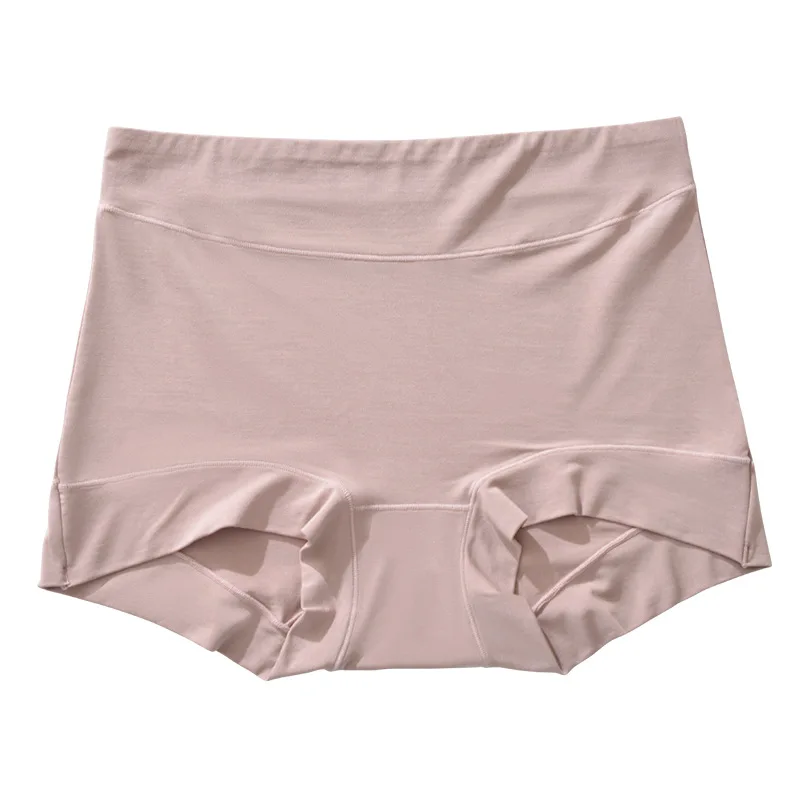 Women's Underwear 60s Modal Fabric Panties for Women High-Rise Female Underwear Briefs Cozy Underpants Plus Size Safety Shorts