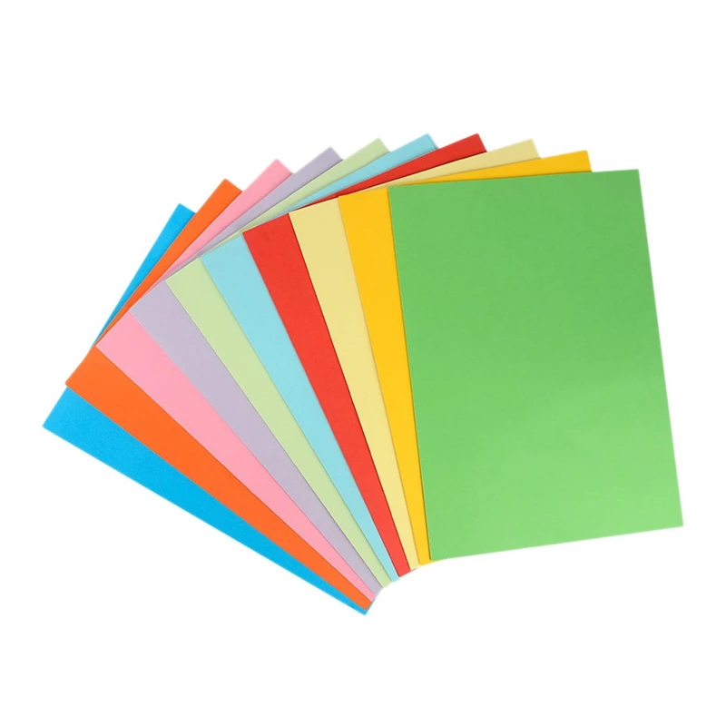 

Colour Paper 100 Sheets Coloured Paper Pastel Paper For Crafts Coloured Printer Paper