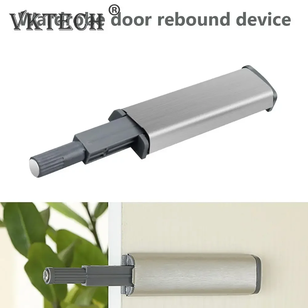 Magnetic Cabinet Catches Door Stopper Cabinet Catches Stainless Steel Push To Open Touch Damper Soft Quiet Closer 10pcs