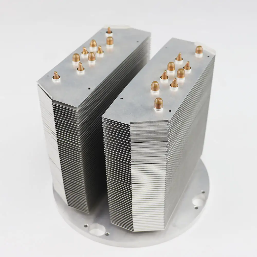 dongguan-high-power-500w-twin-towers-aluminum-shape-led-anodizing-radiator-anodized-led-heat-sink