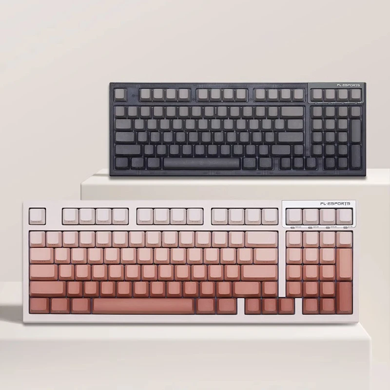 

FL ESPORTS FL980 V2 3 Mode 97 Keys Gamer Mechanical Keyboard 2.4G/Bluetooth Wireless Keyboard Hot Swap USB Gaming Keyboards Gift