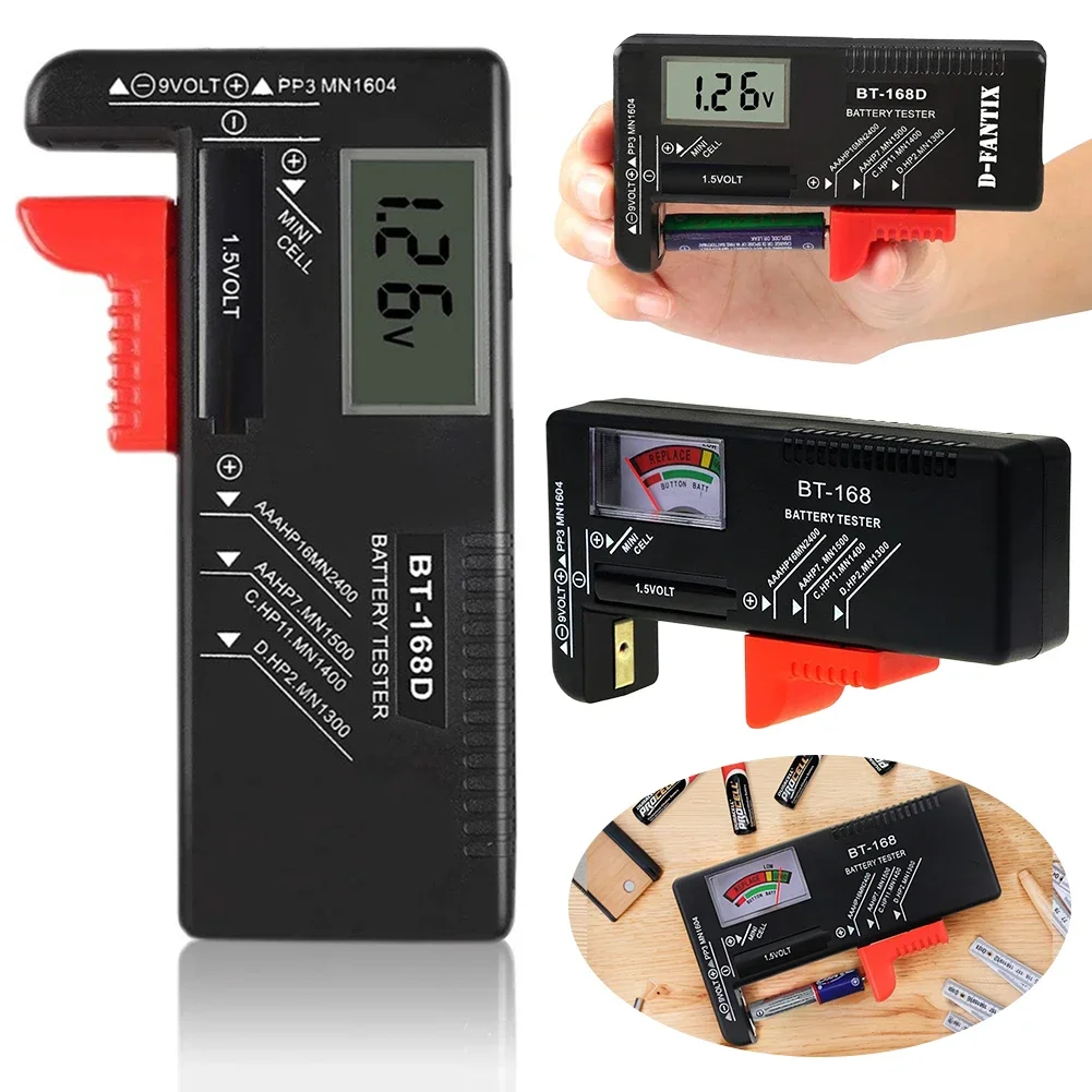 Universal Battery Tester for AA AAA C D 9V