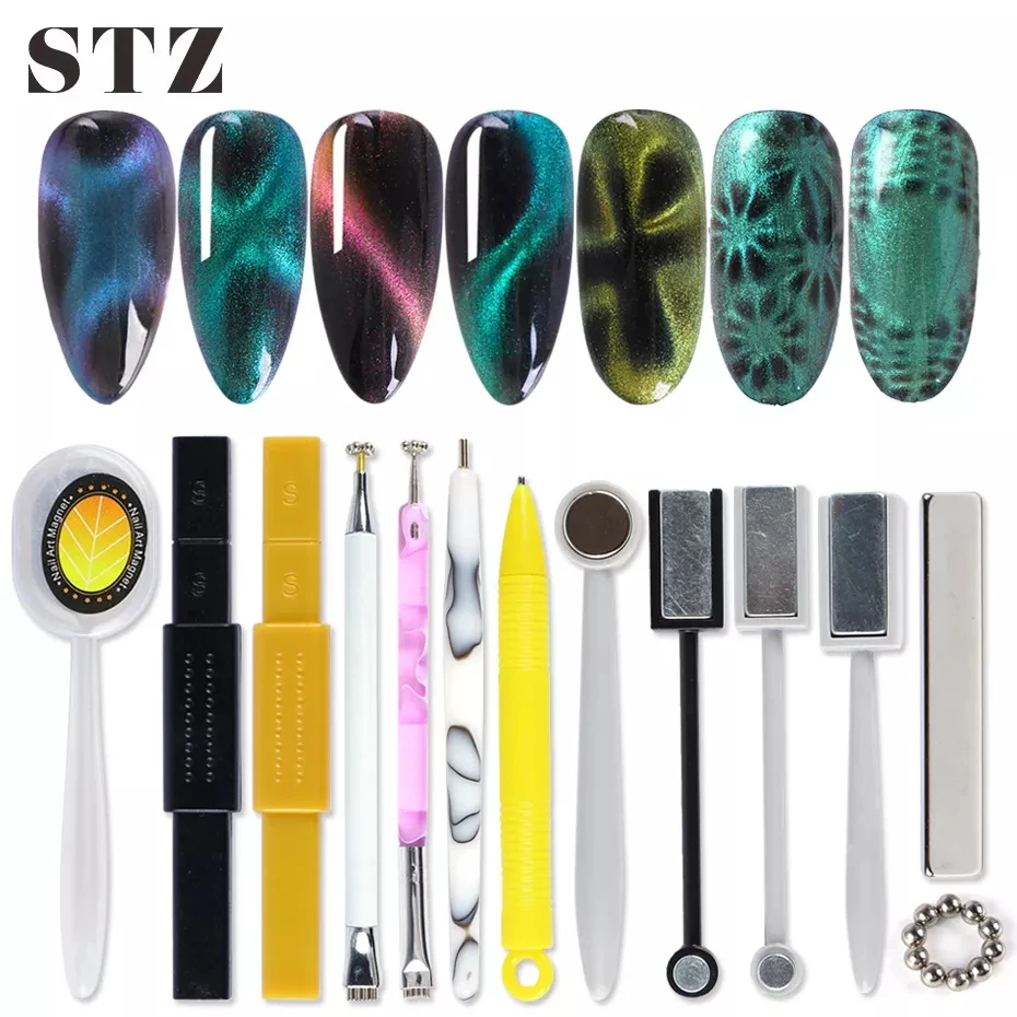 Cat Eyes Nail Art Magnet Stick for UV Gel Polish Multi-funcation Magnetic Board Gel Varnish Painting Pen Line Drawing Tool #1612