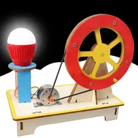 Hand-cranked Generator Student Science and Technology Children's Handmade Diy Material Random Color 1
