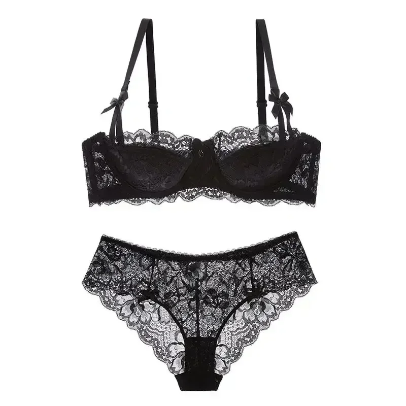 MOYISU French Romantic Lace Comfortable Breathable Sexy Tushy Slim Bra Collection Pure Desire Girls Super Beautiful Underwear SE 2