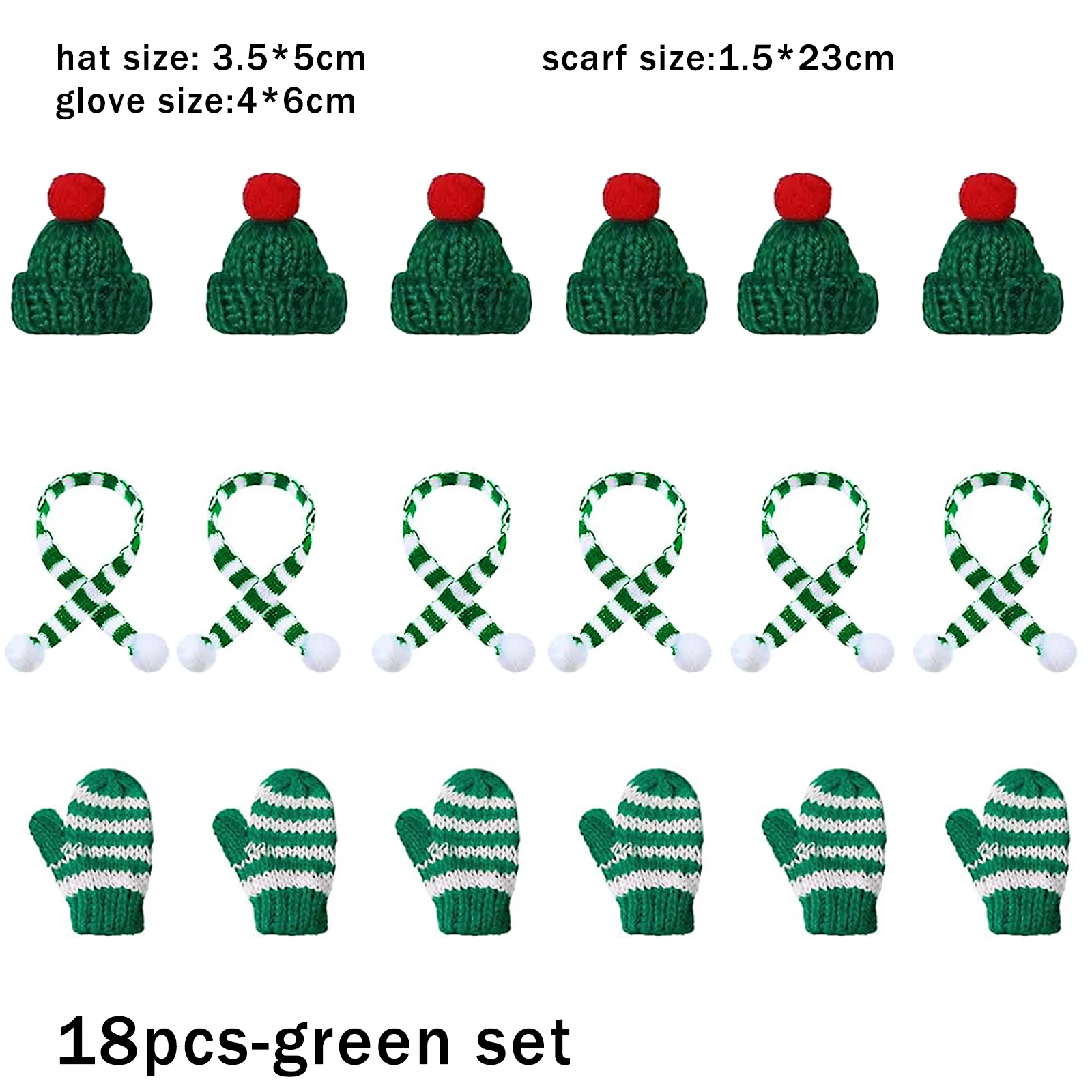 18pcs-green set