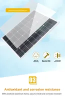 Panneau solaire LMM 36V monocristallin 300W550W600W800W pour charge 24V48V60V72V domestique 6