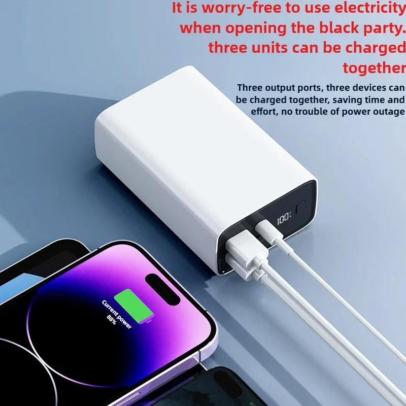 45W Power Bank 30000mAh Large Capacity Powerbank Fast Charging Portable Charger External Battery for IPhone Xiaomi Phone Laptop 4