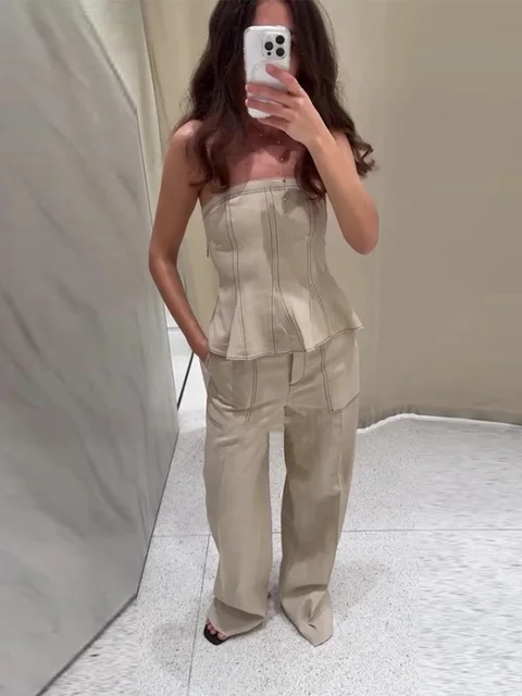 Janet Tube Top Pant Set 4