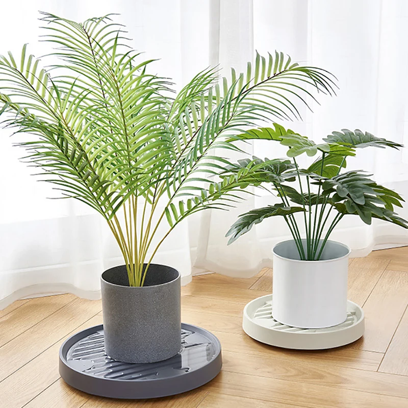 Description Picture 3 of itemNew Thickened Plastic Planter Tray Round Tree Flower Planter Stand Removable Flower Pot Tray Planter Moving Trays with Wheels