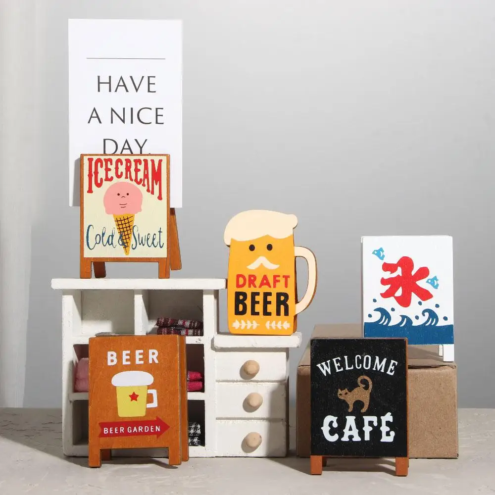 

School Cat Wooden Coffee Folder Clip Beer Message Holder Photo Card Stand Memo Holder Memo Clip