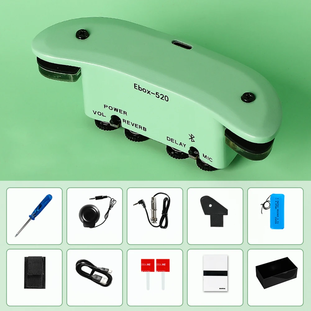 

YOUZI ABS EDI BOX-520 Guitar Pickup Acoustic Transducer Amplifier Sound Pickup Wireless Connection Acoustic Guitar Pickup Accs