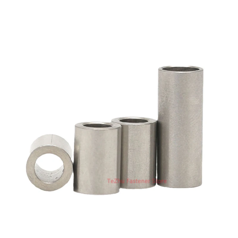 M6 304 Edelstahl buchsen scheibe rund hohl ohne Gewinde Abstands  