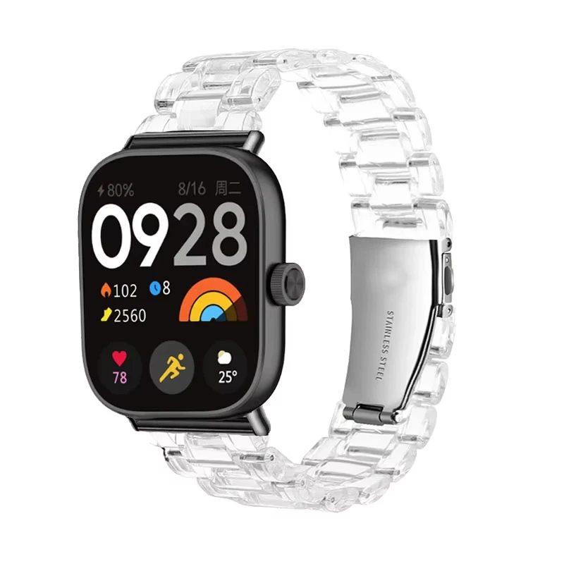 Transparent Silicone Replacement Strap Wristband Accessory