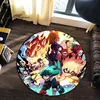 Anime My Hero Academia Carpet 3D printed Cartoon round rug living room bedroom child study room decoration round rug floor mat 6