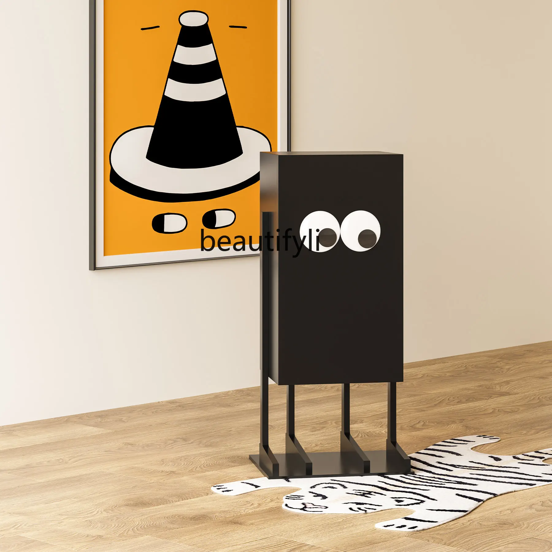 

Long-Legged Monster Cabinet Fun Chest of Drawers Wall Side Cabinet Sofa Side Cabinet Niche Cabinet