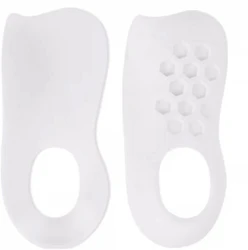 Orthotic Arch Support Insoles for Plantar Fasciitis Relief and Foot Care (White Insoles)
