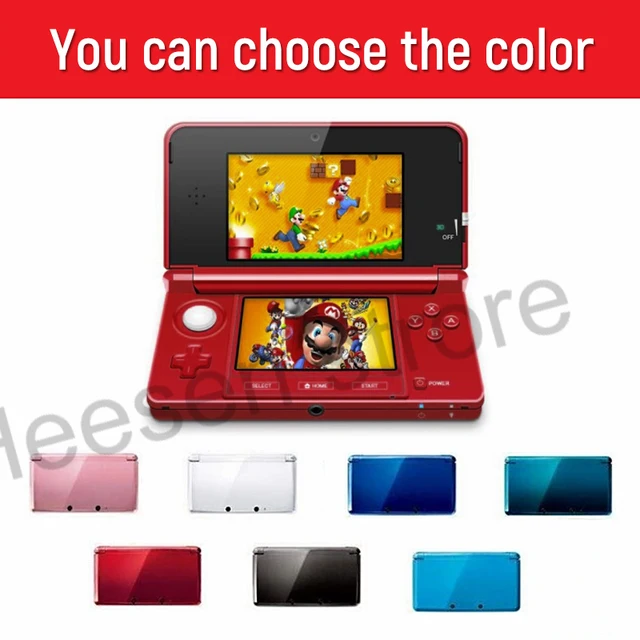 Nintendo 3ds console-menina cor-de-rosa tela pequena de 3.5 polegadas/jogos  grátis/jogo de cozinha consola de jogos de mão original - AliExpress