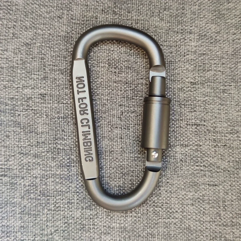 Carabiner Set 6pcs Key Camping Survival Carabiner Climbing Accessories Outdoor Keychain Aluminum Alloy Tactical Hook climbing carabiner