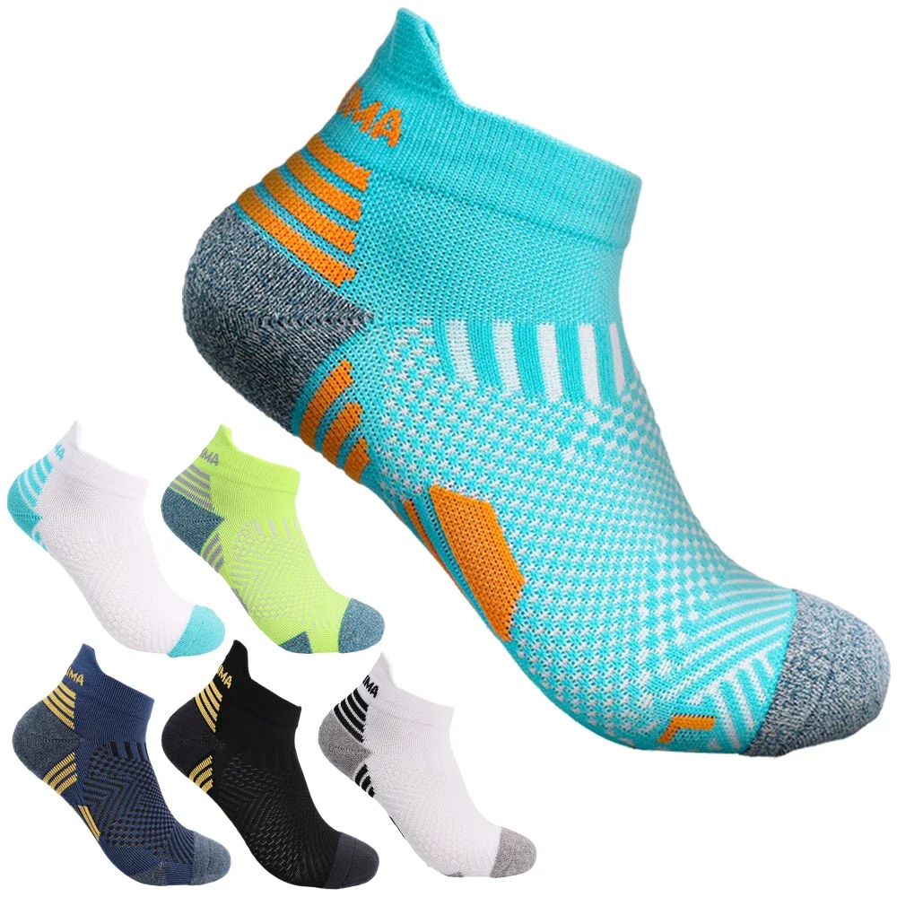 Compression Ankle Socks - Mens  Womens Low Cut Fitness Running Sox