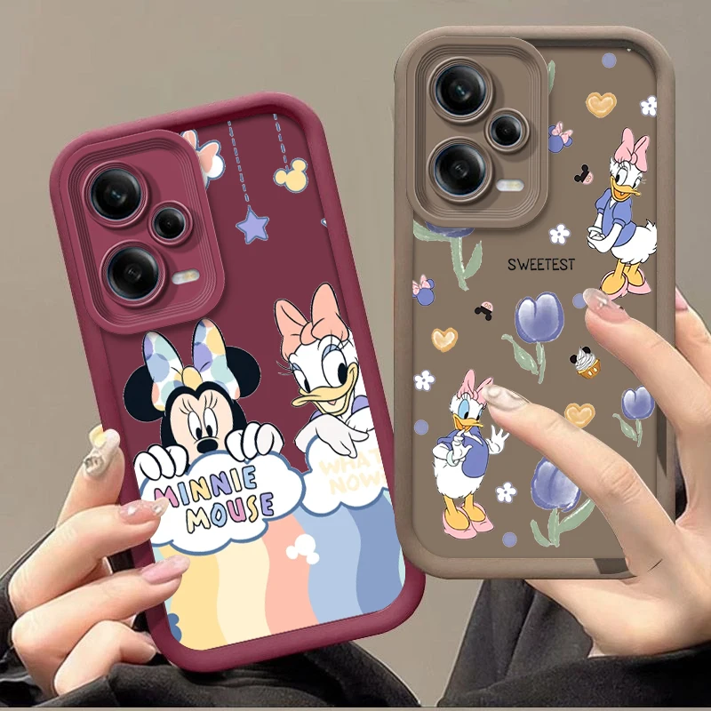 Anime Daisy Duck Per Redmi K50 K40 K30 K20 12C 10C 9C 9At 9A Ultra Pro Prime Eye Ladder Phone Case
