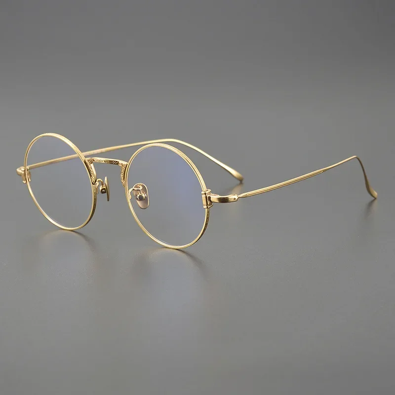 Gafas De Montura Metálica Redondas Unisex Miopía, Resina, Varias  Graduaciones