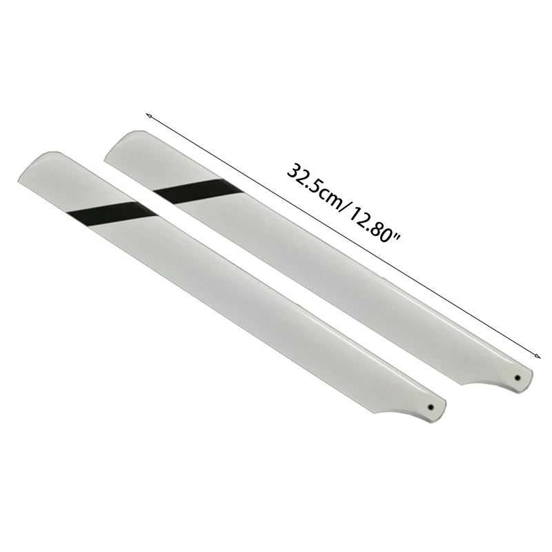 Pales Rotor Principal Fibre Verre pour Hélicoptère RC Trex 450 325mm