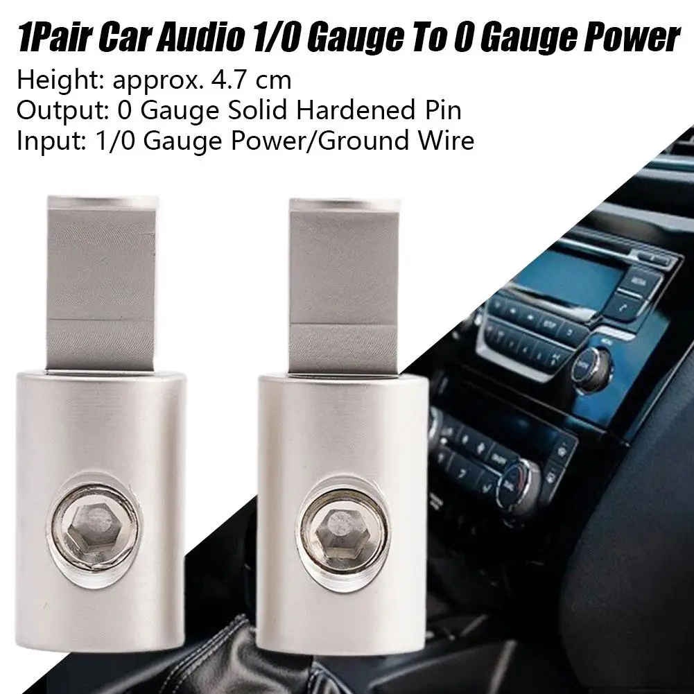 Car Audio 1/0 Gauge To 0 Gauge Power Ground Wire Car Audio Modified Power Amplifier Pure Copper Terminal Supply