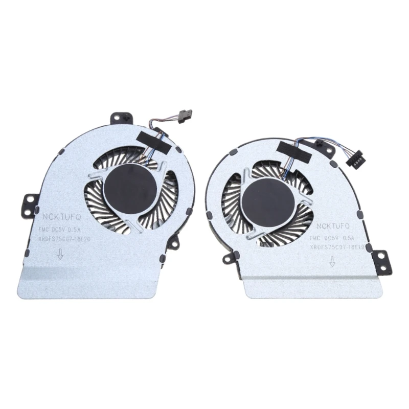 새로운 팬용 HP 15-CS TPN-Q208 CPU 쿨러 L40620-001 L40619-001 ND75C07-18E19 ND75C07-18E20