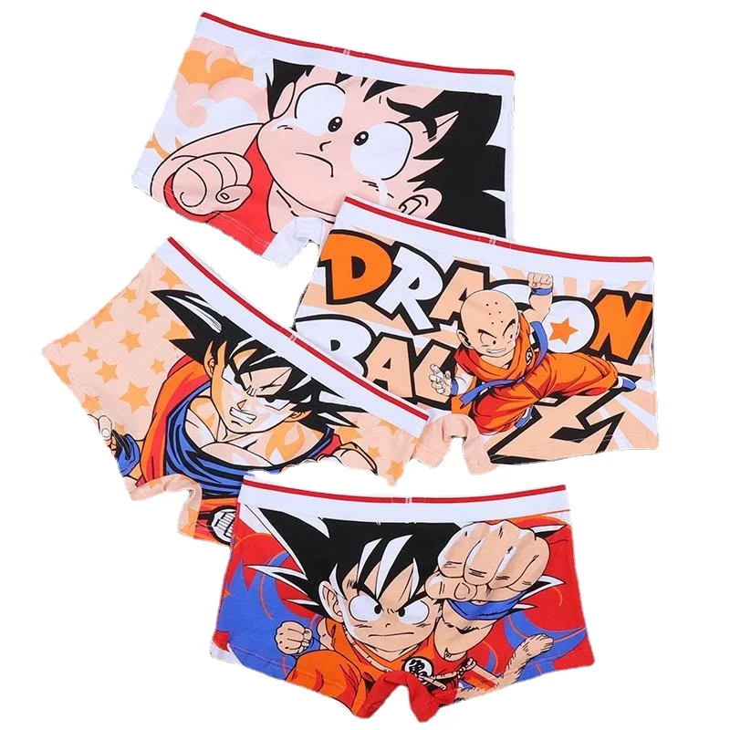 

Dragon Ball Anime Cartoon Underwear Men's Boxer Pants Cotton Trendy Personality Adult High School Students Boys Shorts Wholesale