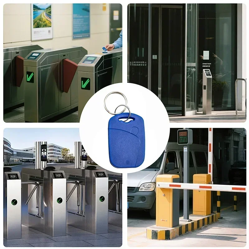 Dual Frequency RFID Access Control Keyfob - Durable ABS Key Ring