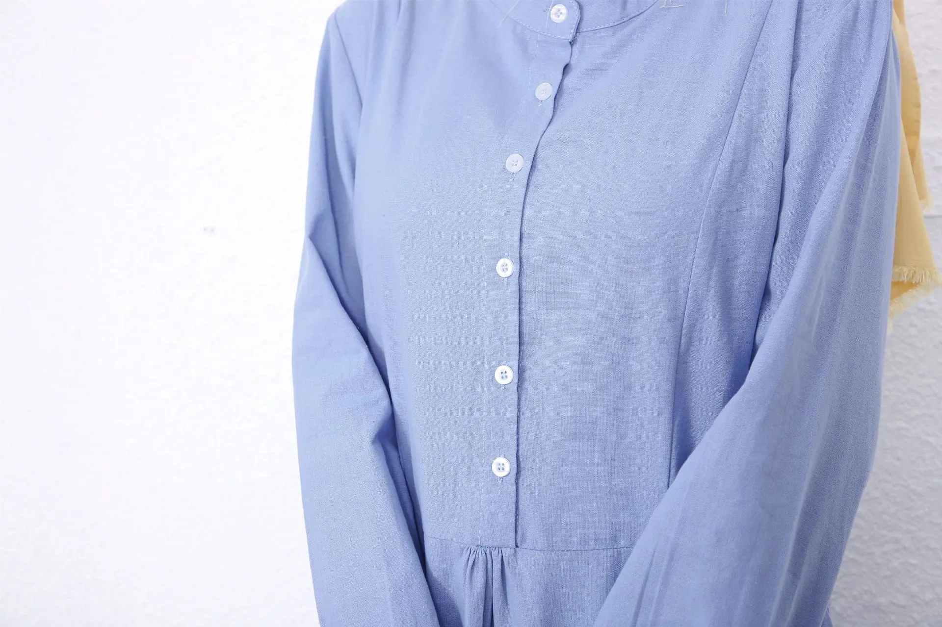 عبايات ريترو غير رسمية جديدة لعام 2025 للنساء برقبة دائرية وأرجوحة كبيرة عباية إسلامية لرمضان في الشرق الأوسط