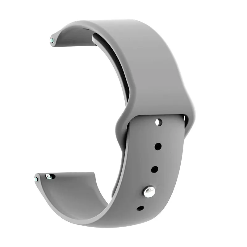 Silicone Watch Strap - 20mm/22mm Adjustable Band, Universal Fit