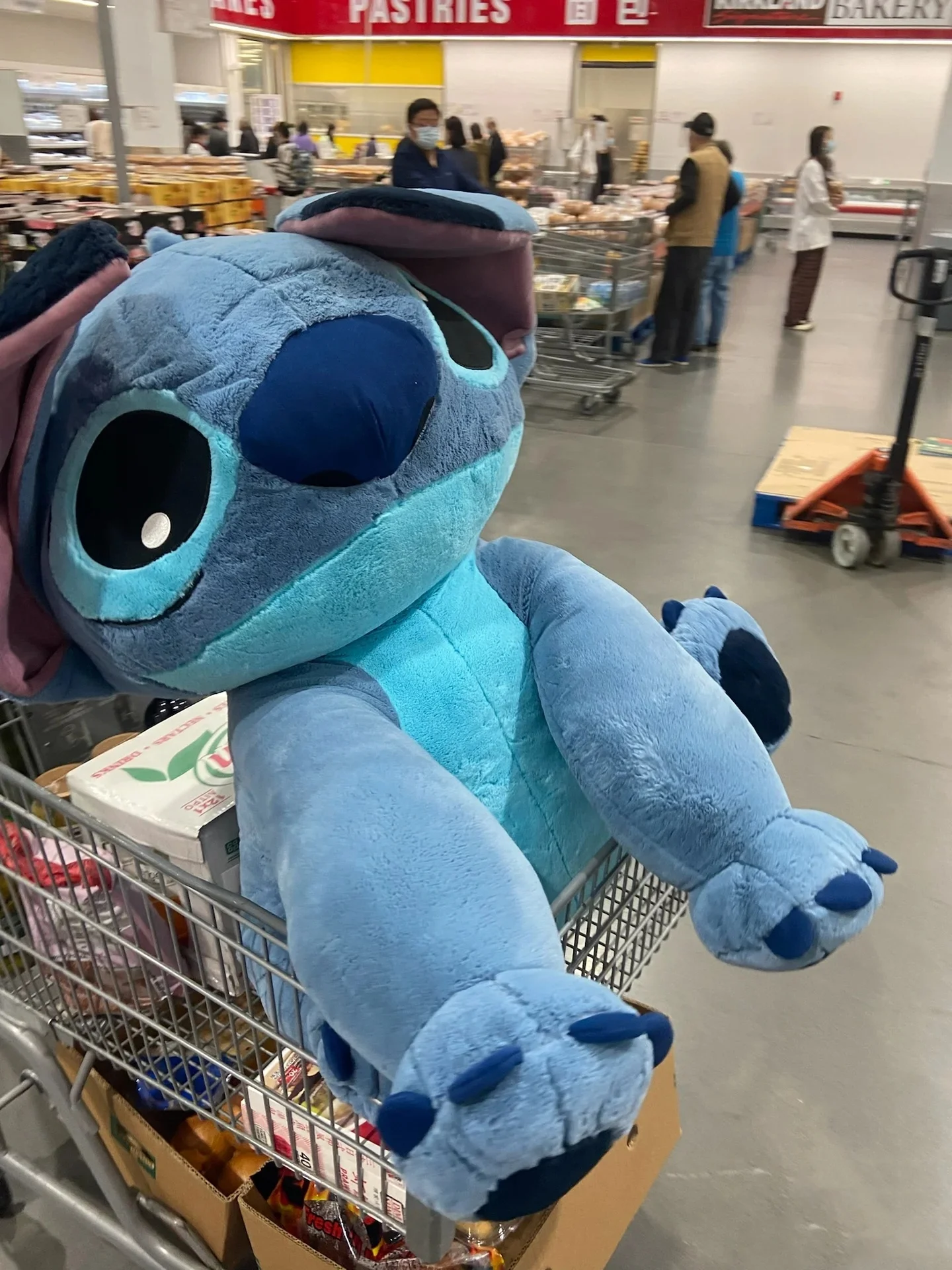 110cm Disney Giant Size Lilo&Stitch Plush Stuffed Animal Doll