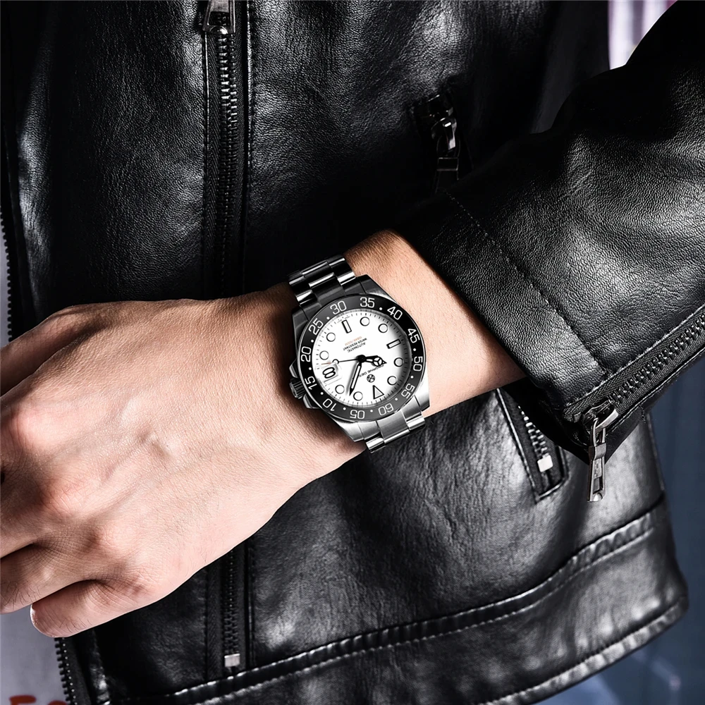 Pagani Design 2023 New Business Men's Automatic Mechanical Watch Sapphire Stainless Steel Sports Waterproof 10Bar Watch for Men