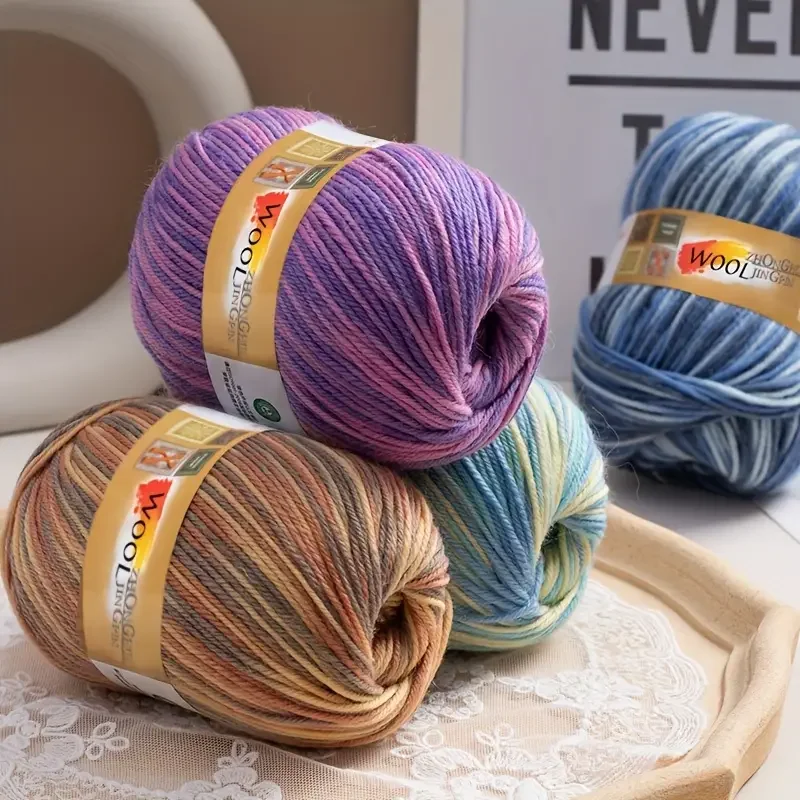 5 balls/500g Wool Roll For Handcrafted Scarf Sweater