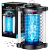 Minimoon Bug Zapper Outdoor Mosquito Zapper with Dual LED Light 4200V Fly Zapper 15W Electric Fly Traps Outdoor IPX4 Insect Trap 1