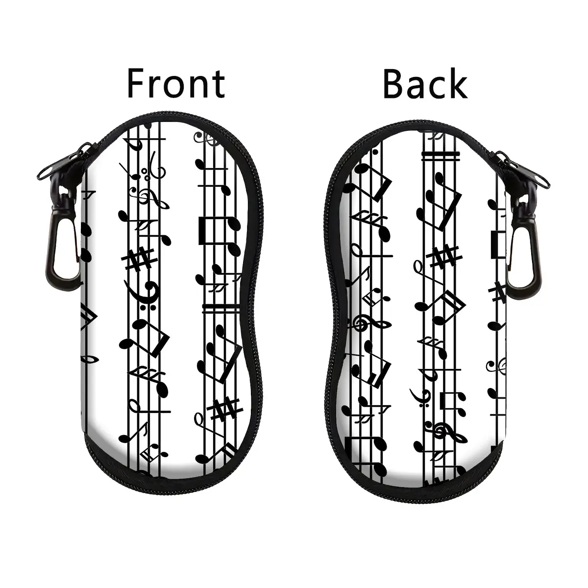 Brillenetui mit Kaktus-Pilz, Unisex, für Reisen, Sonnenbrillen, Schutzbox, Brillentasche, modische Aufbewahrungsbox mit Reißverschluss, tragbar, weiches Etui – Detail 3