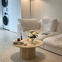 Modern Japanese Coffee Table – Industrial Aesthetic, Standing Design, Wood Surface for Computer, Dining, or Decor Use - Image 4