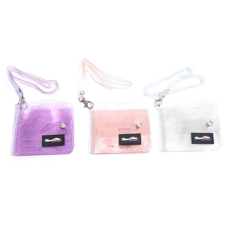 Transparent Women Purse PVC Laser Clear Jelly Bag Mini Money Credit Card Holder Clear Wallet Bags Ladies Purse With Neck String 5 Transparent Women Purse PVC Laser Clear Jelly Bag Mini Money Credit Card Holder Clear Wallet Bags Ladies Purse With Neck String 5