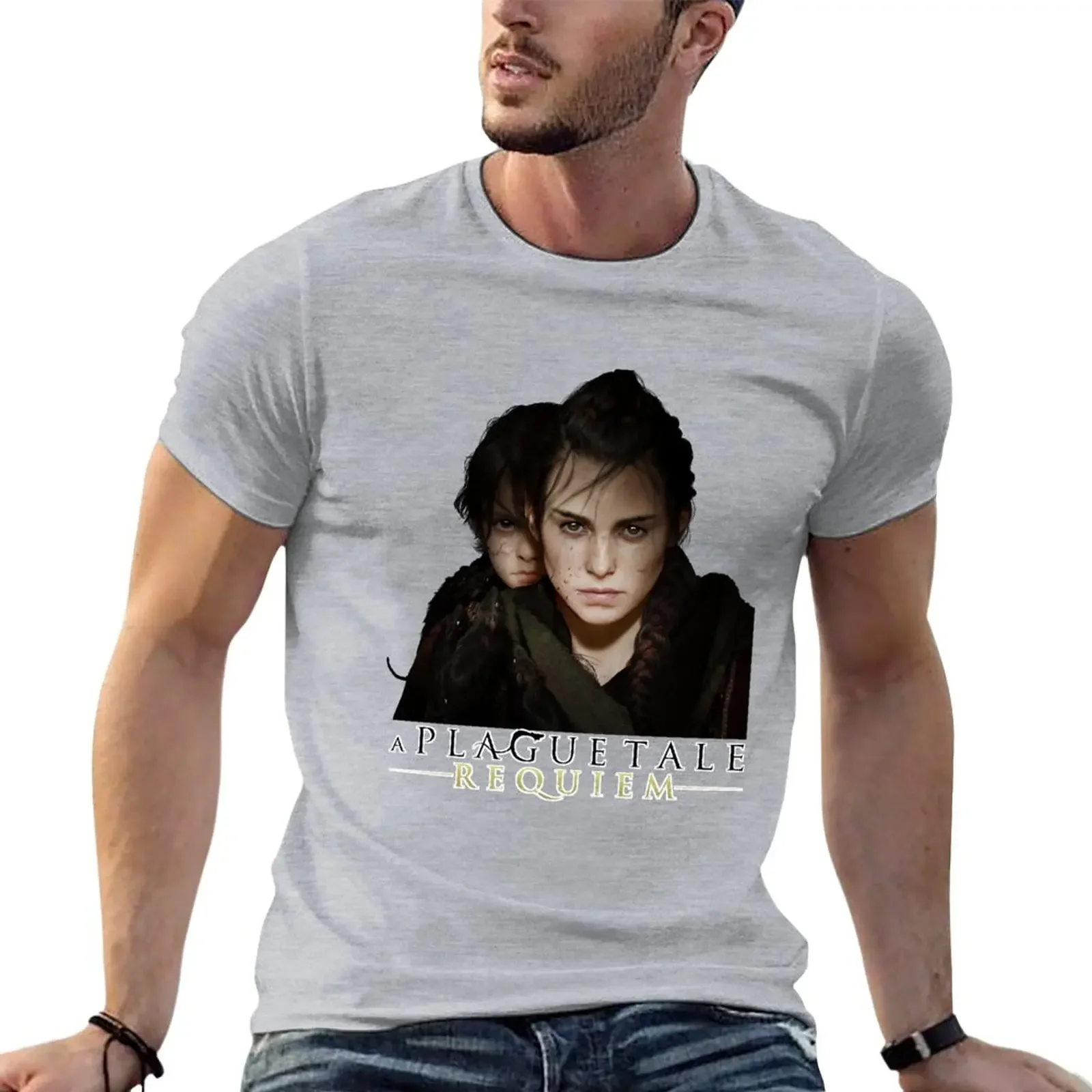 A Plague Tale Richieem A Plague. T-Shirt Tale Richieem Abbigliamento Estivo Sublime Hippie Clothes Magliette Vintage Da Uomo