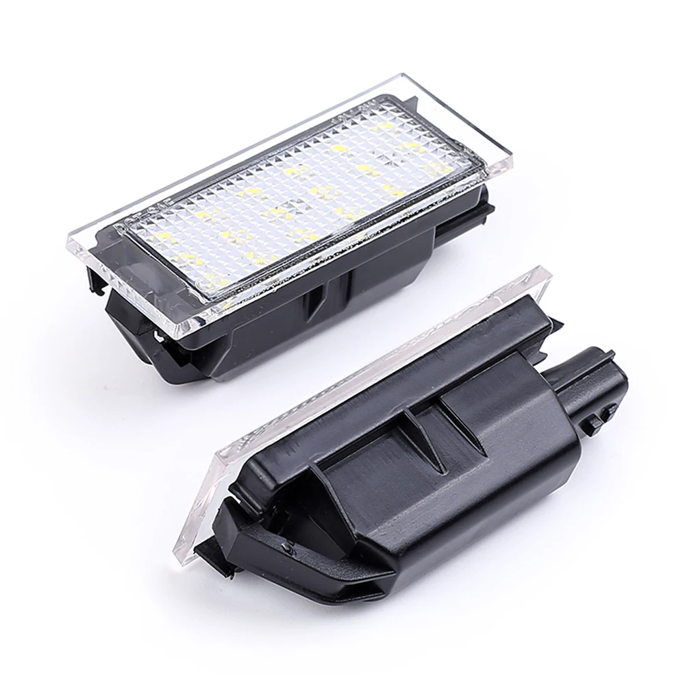 2PCS Bianco LED Luci targa per Renault Clio Laguna 2 Megane 3