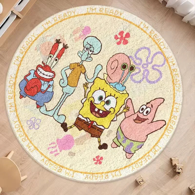 

60/100 см Губка Боб Квадратные Брюки Подушка из искусственного кашемира коврик для ванной нескользящий мультяшный Патрик звезда Песчаные Щеки ковры для ванной