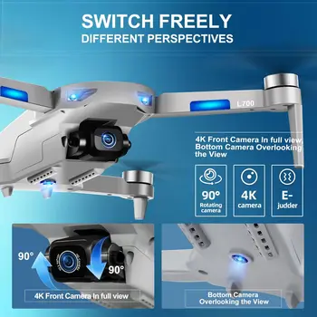 NBD Drone with Camera 4K for Adults, Easy GPS Quadcopter for Beginner Brushless Motor, 5GHz Transmission, Auto Return Home 3