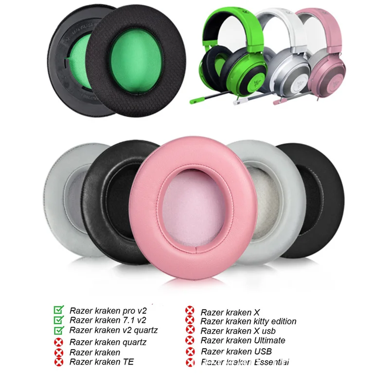 Earpads For Razer Kraken Pro 7.1 V2 