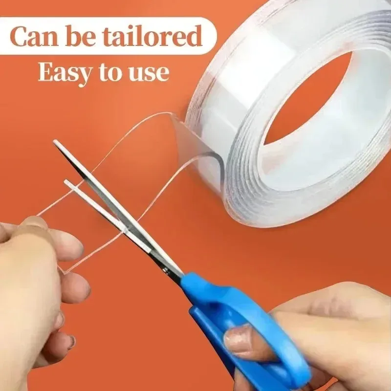 Clear High-Viscosity Seamless Wall Adhesive Tape