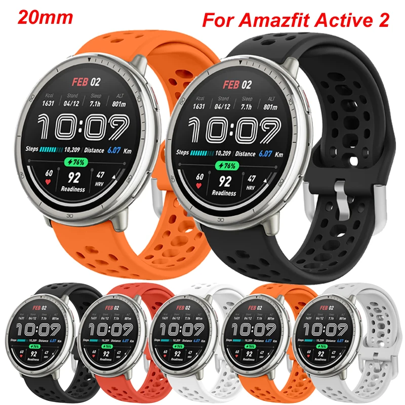 Breathable Silicone Sport Strap - Official Replacement Bracelet